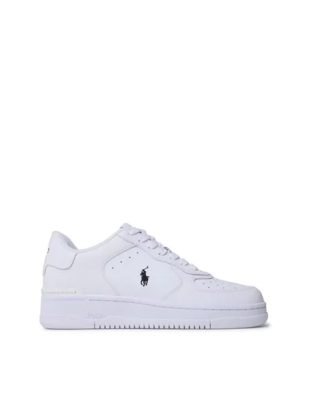Sneakersy Ralph Lauren Court skórzane białe