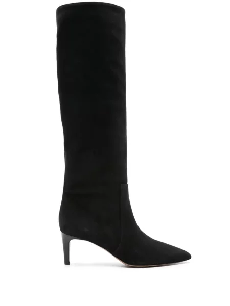 Botine Paris Texas din piele de căprioară negru