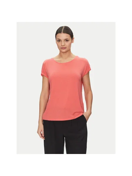 Vero Moda Póló Ava Regular Fit rózsaszín