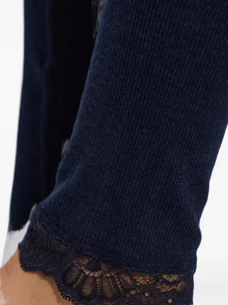 Leggings Hanro de lână albastru