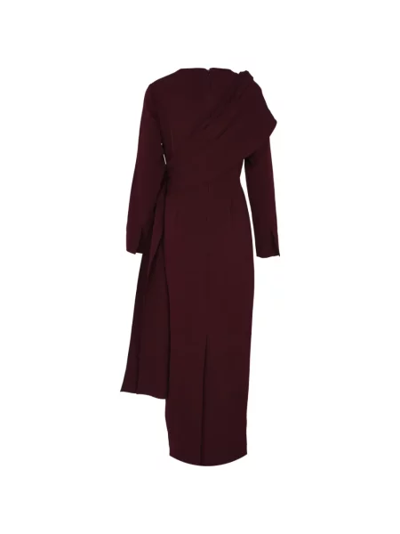 Rochie maxi Loodyana plic roșu