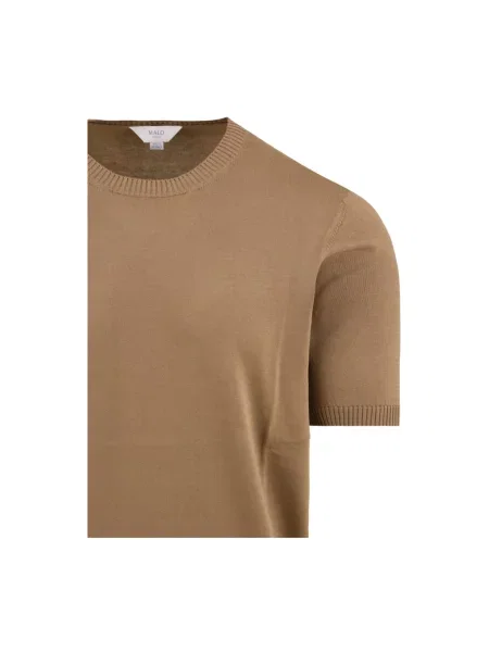 Sweter Malo z krótkim rękawem brązowy