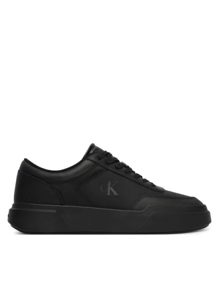 Tenisice Calvin Klein Chunky Cups Laceup Oxf Mix Mat crna