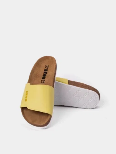 Шлепанцы Leon желтые