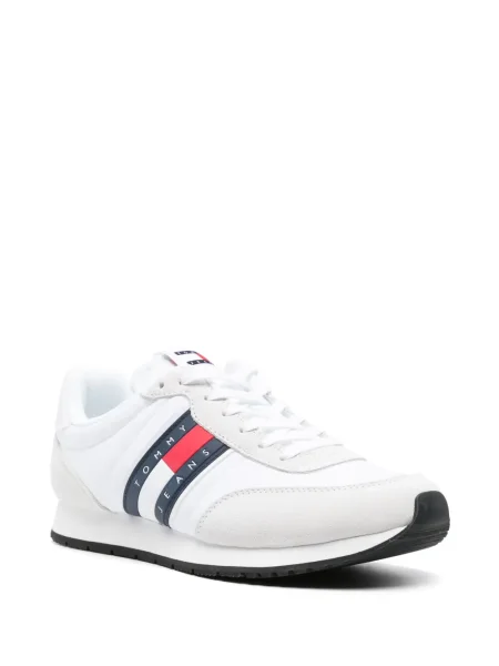 Sneakerși Tommy Jeans alb