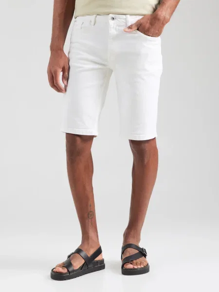 Lindbergh Pantaloni scurți de blugi alb