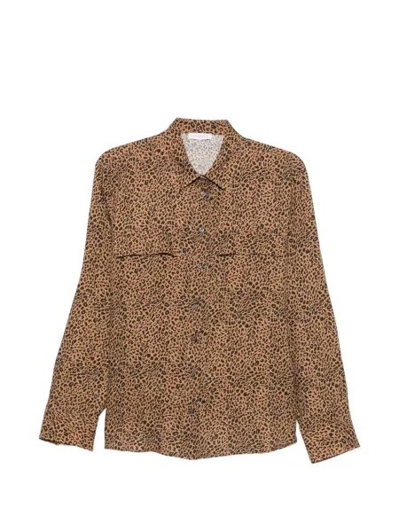 Košulja Zanetti s printom s leopard uzorkom