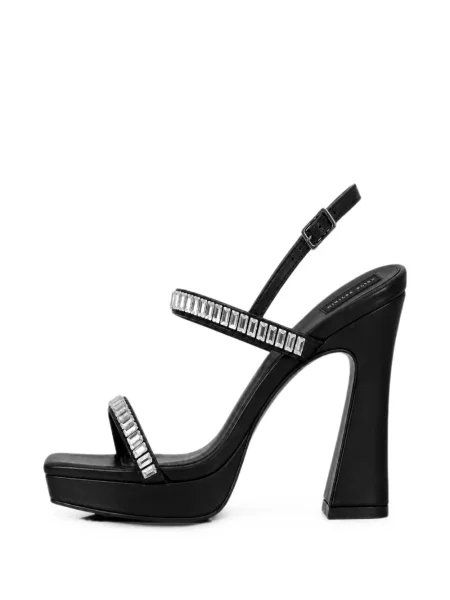 Sandale Philipp Plein cu platformă negru