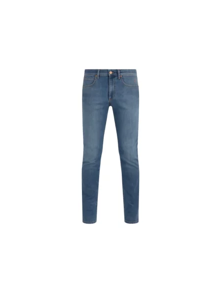 Skinny jeansy skinny Jeckerson niebieskie