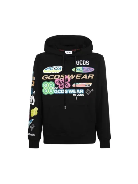 Bluza Gcds z nadrukiem czarna