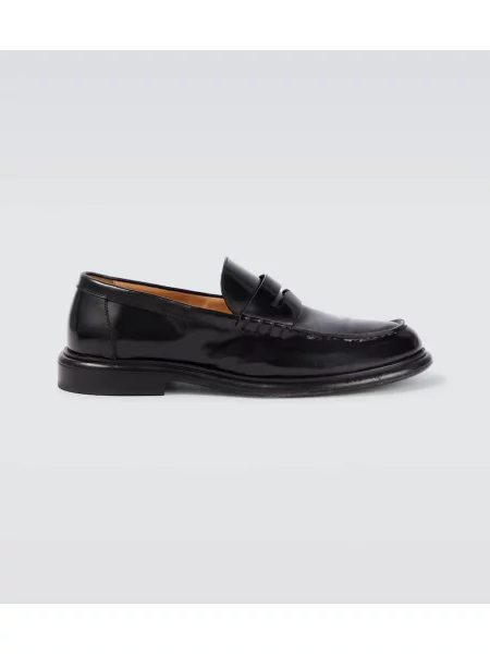 Pantofi loafer Givenchy din piele de lac negru