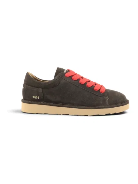 Sneakersy Panchic skórzane brązowe