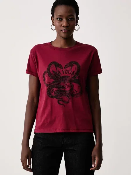 Zadig&Voltaire t-shirt γυναικείο WALK κόκκινο