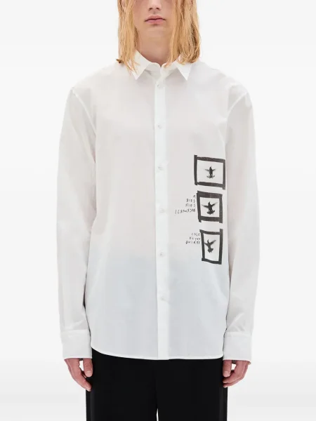 Риза Ann Demeulemeester бяло