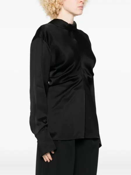 Bluzka Toteme drapowana czarna