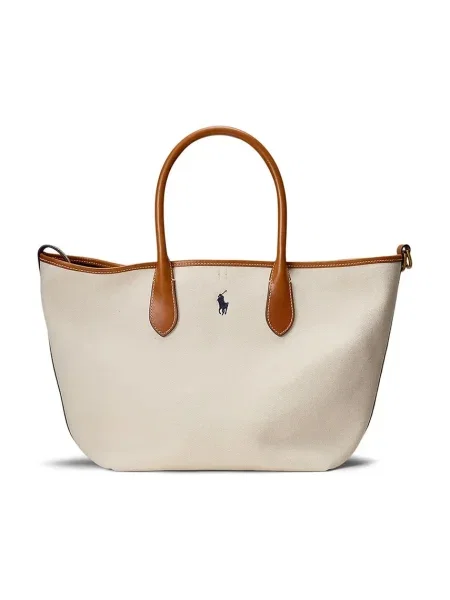 Torebka Polo Ralph Lauren beżowa