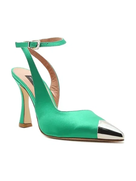 Pantofi Pinko din piele verde