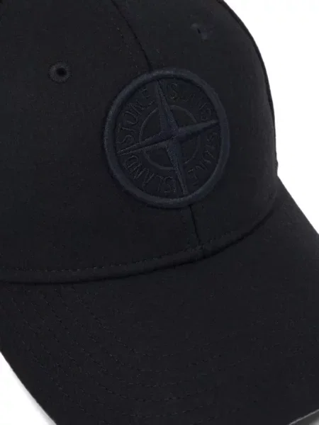 Șapcă Stone Island de lână cu strasuri negru