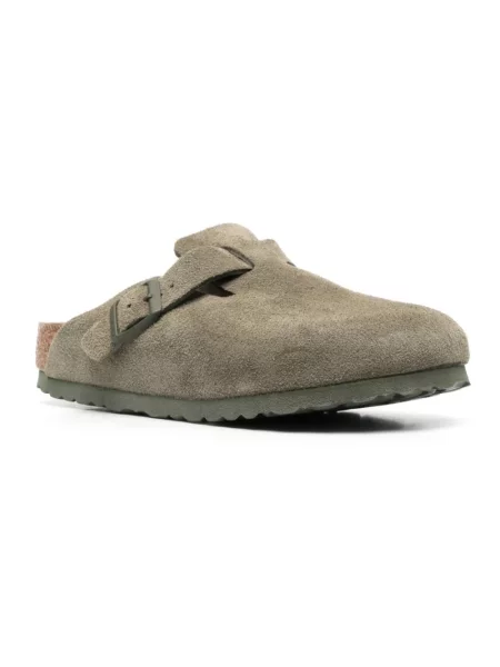 Klapki mules Birkenstock zielone
