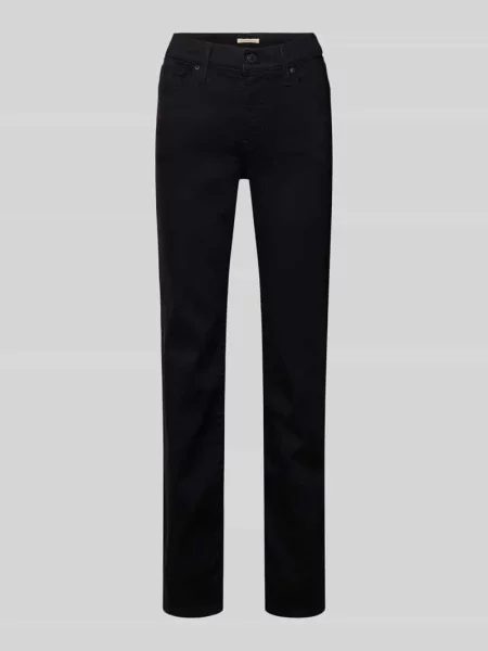 Jeansy o kroju straight fit z bawełny BCI z 5 Levi's® 300 czarne