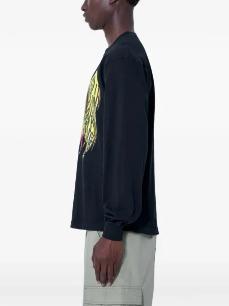 Lung tricou B.eautiful cu imagine negru