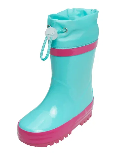 PLAYSHOES Cizme de cauciuc turcoaz / închis roz