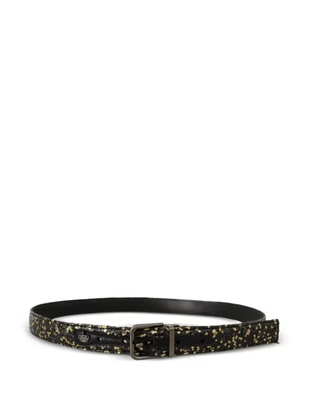 Cu centură curea Dolce & Gabbana din piele negru