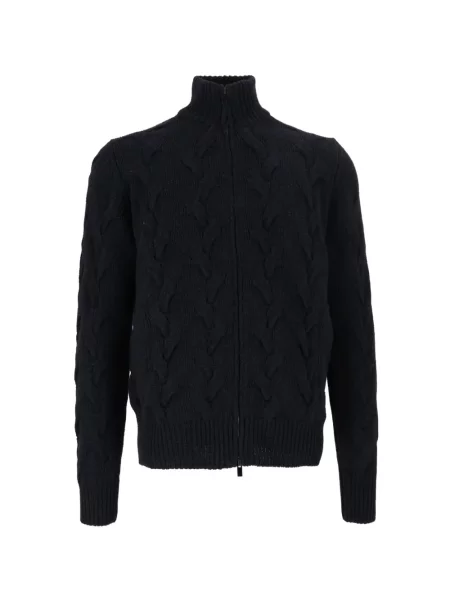 Cardigan Filippo De Laurentiis tricotate albastru