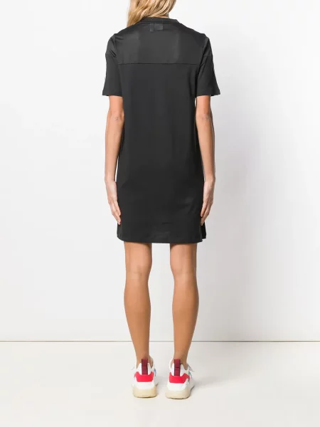 Rochie tip cămașă Adidas de costum negru