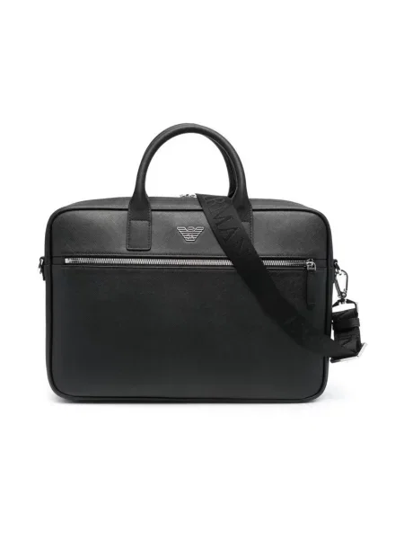 Teczka Emporio Armani czarna