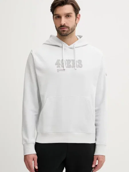 Hanorac cu glugă Nike cu glugă din material terry gri