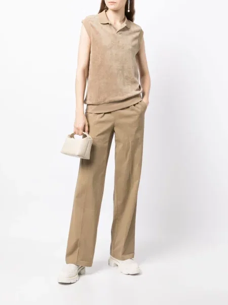 Kelnės Fear Of God Essentials su autografu ruda