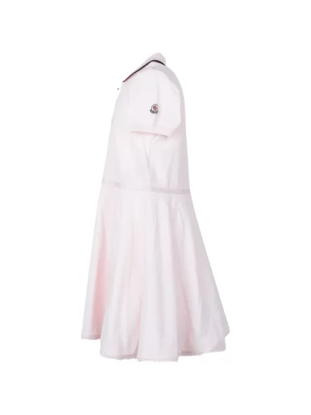 Sukienka koszulowa dziecięca Moncler Enfant różowa