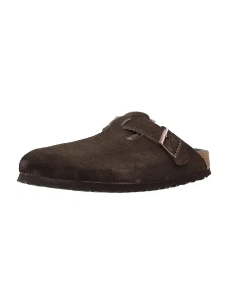 Tenisky Birkenstock z ovčej kože hnedá