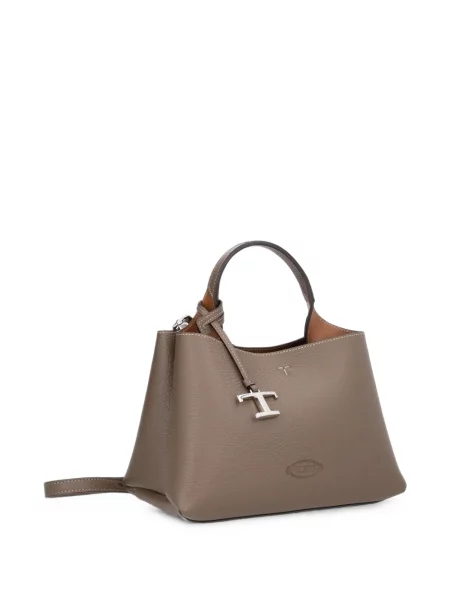 Geantă shopper Tod's din piele gri