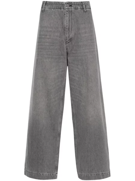 Blugi drepți Emporio Armani negru