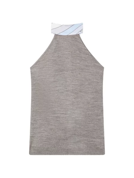 Top Pucci de lână gri