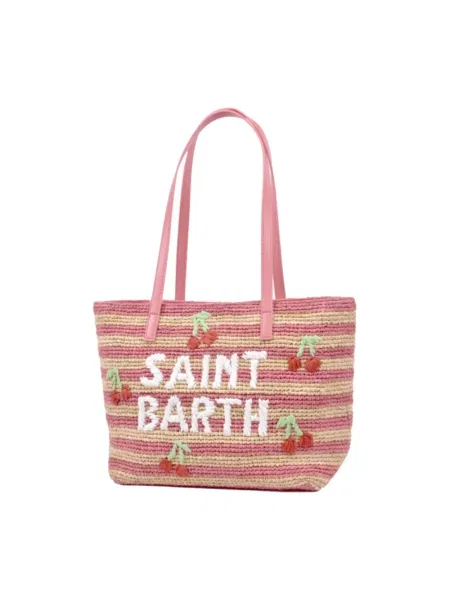 Pasek Saint Barth w paski z paskiem różowy