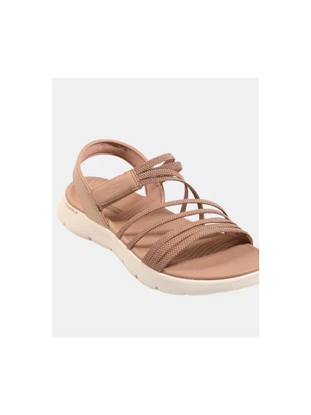 Sandále Skechers hnedá