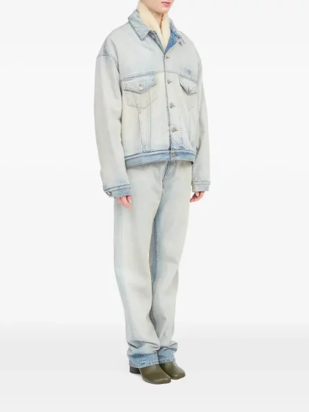 Džínsová bunda Mm6 Maison Margiela modrá