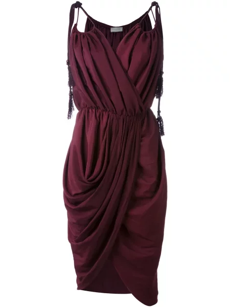 Rochie Lanvin drapată roz