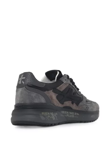 Sneakerși Premiata din piele de căprioară negru