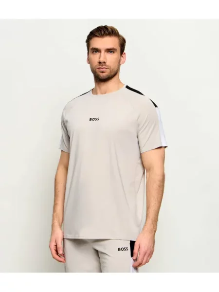 BOSS BLACK Top de pijama Balance RN negru