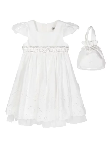 Рокля Dress & Fleur бяло