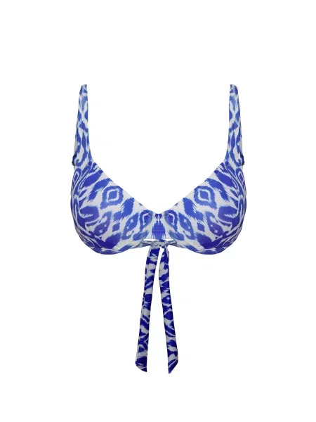 Trendyol Sutien costum de baie albastru alb