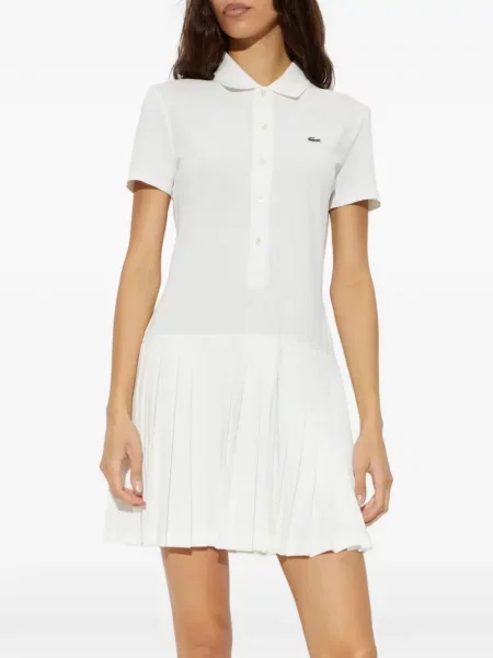 Rochie mini Lacoste alb