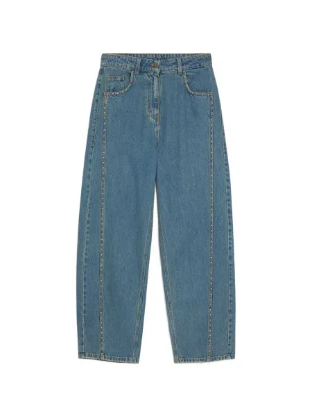 Boyfriendy Momoni z ćwiekami niebieskie