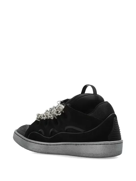 Sneakerși Lanvin din piele negru