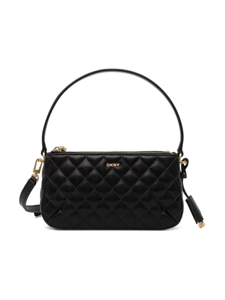 Torebka crossbody Dkny skórzana czarna
