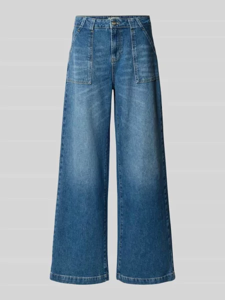 Jeansy o luźnym kroju z mieszanki bawełny model LOLA' Cars Jeans niebieskie